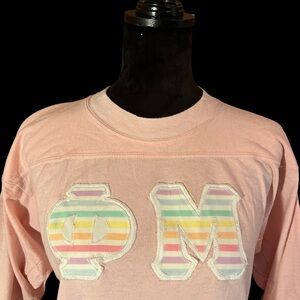 phi mu sorority VINTAGE 90s embroidered shirt